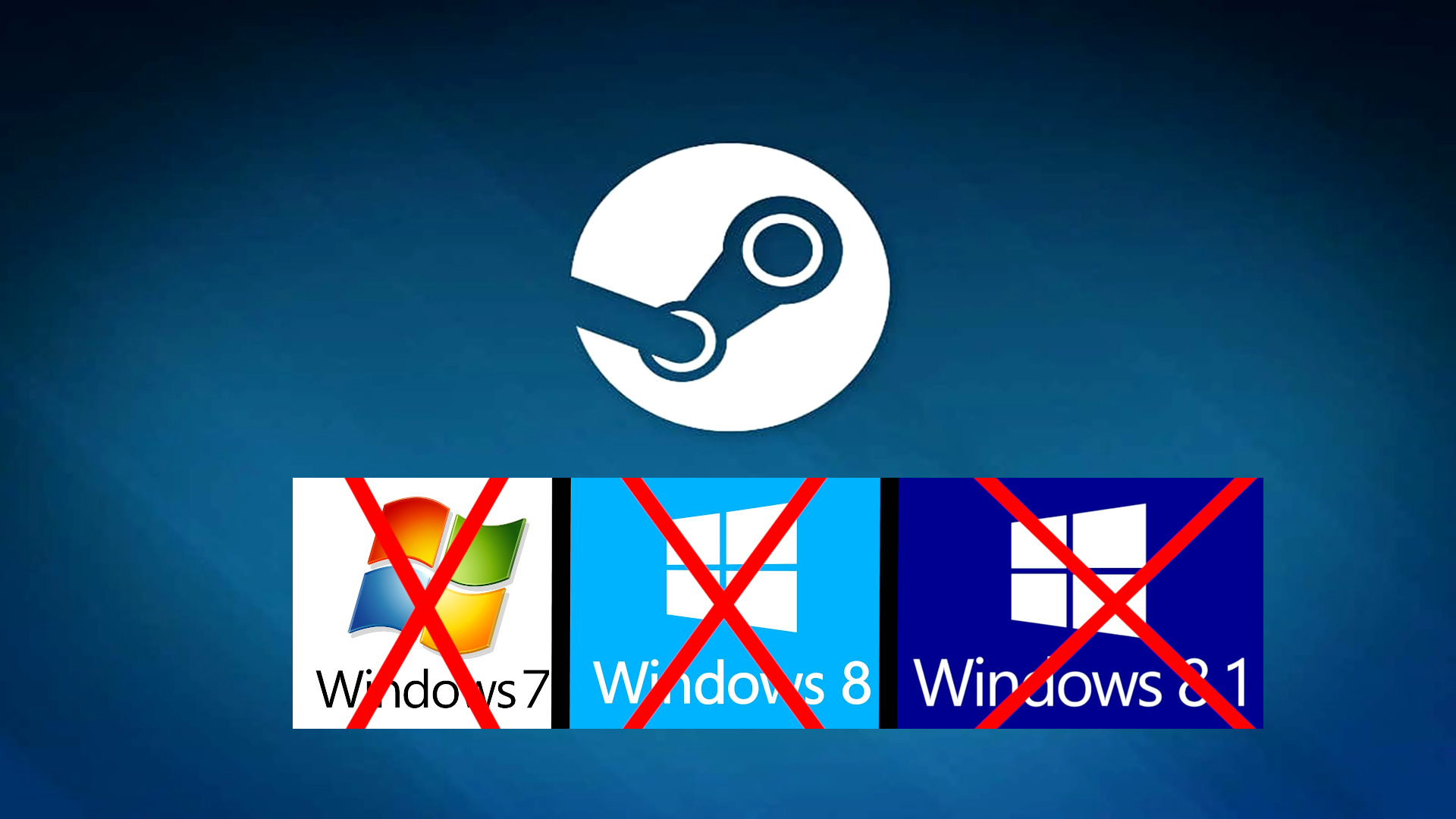 Steam to stop supporting older versions of Windows in 2024